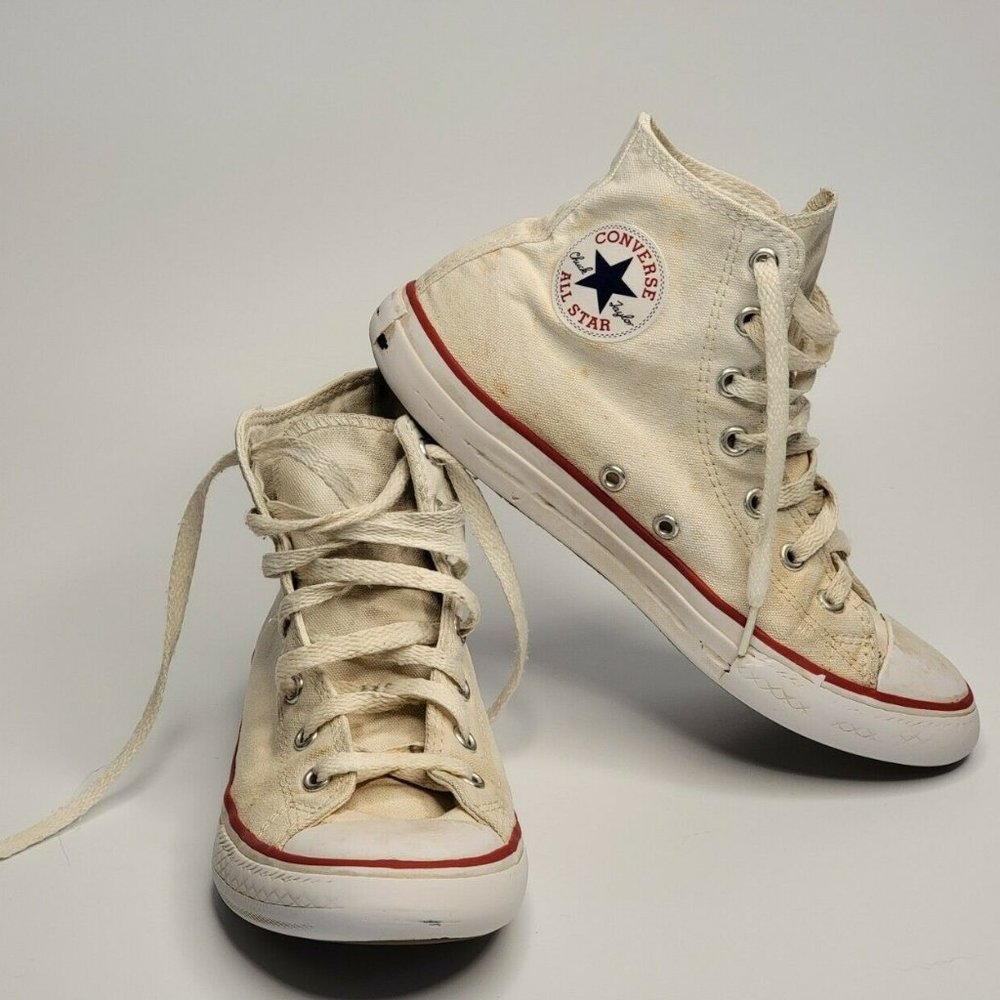VINTAGE CONVERSE CHUCK TAYLOR ALL STAR HIGH TOP SHOES POST 2001 YOUTH SIZE 3
